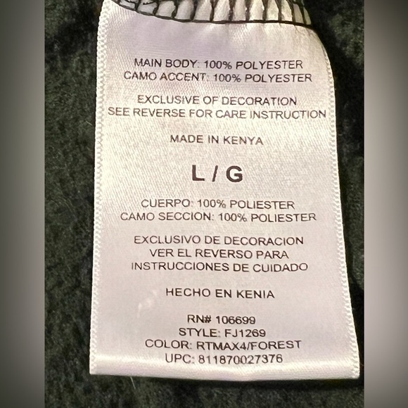 Habit Outdoor pull over fleece size L - Picture 5 of 6